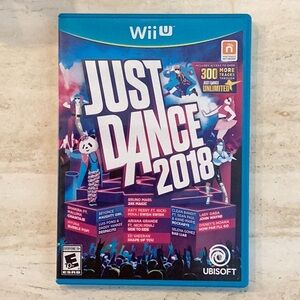 Just Dance 2018 Nintendo Wii U Game CIB